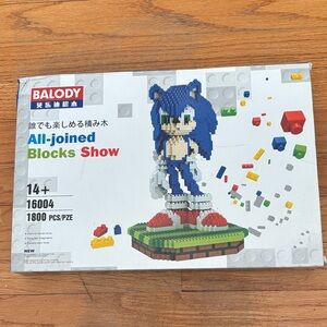 Blue and Red All-joined Blocks Show Set